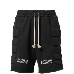Satoshi Nakamoto Moto Shorts black